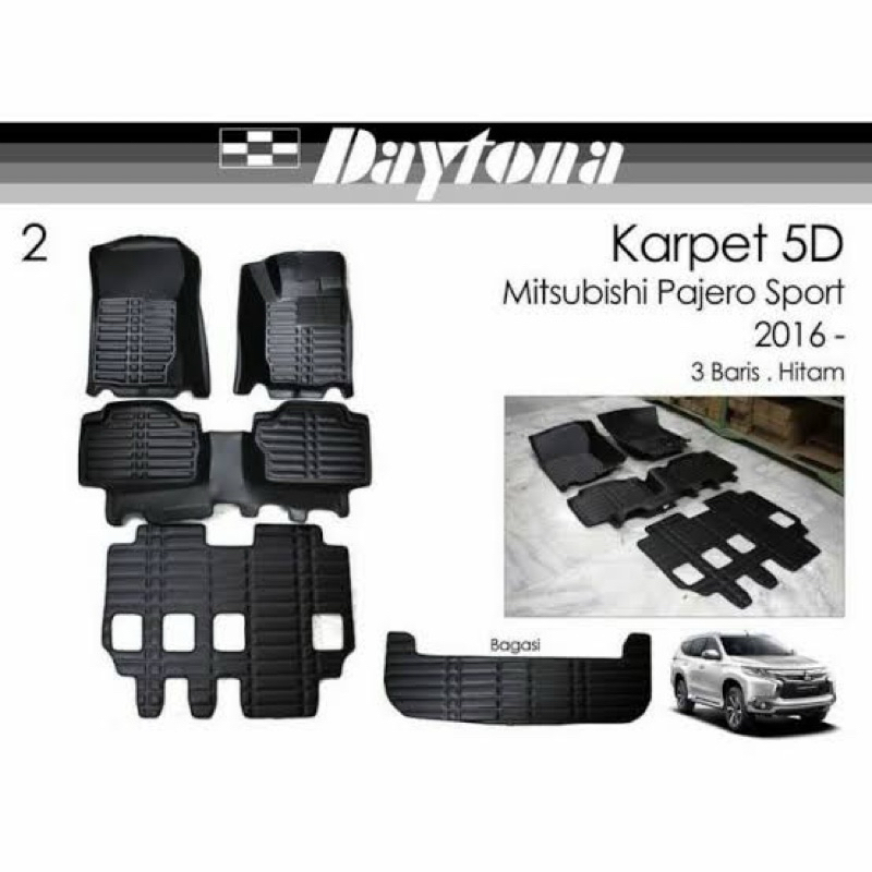 KARPET 5D MITSUBISHI PAJERO SPORT/DAKAR