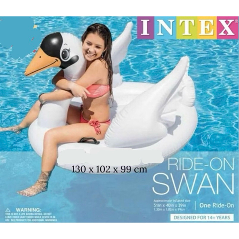 Big float swan ride on / intex pelampung besar anak dewasa