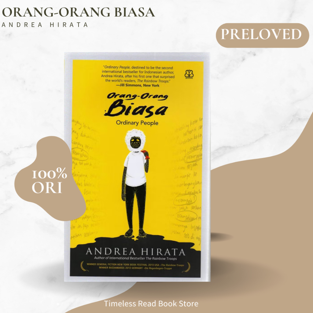 Jual Buku Orang-Orang Biasa Ordinary People Karya Andrea Hirata Preloved Original