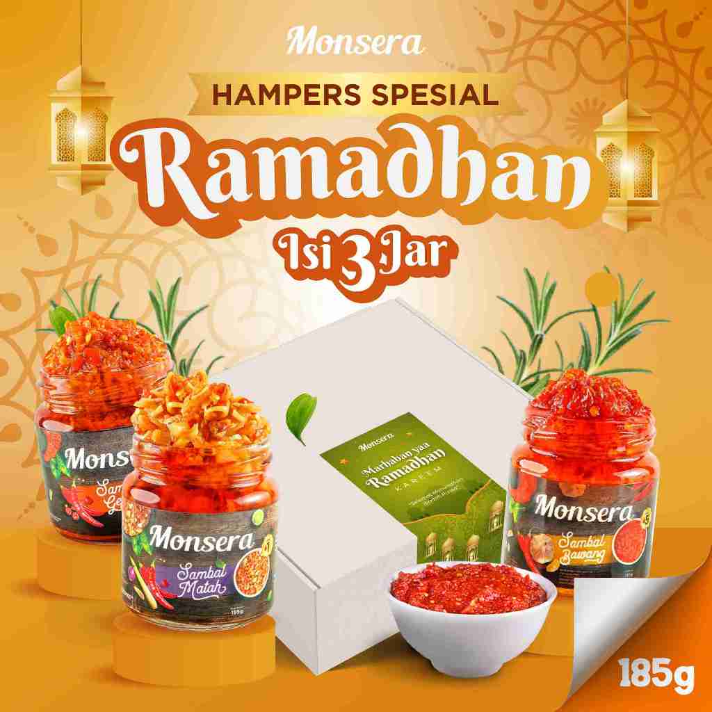 

Monsera Hampers Spesial Ramadhan Isi 3 Jar