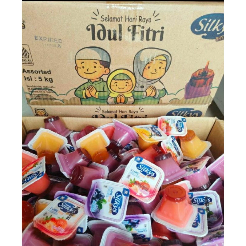 

Silky's Puding Jelly Mix 3 Rasa Snack Curah Murah