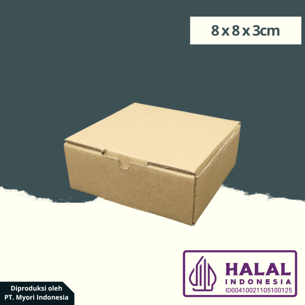 

Box Die Cut | Box Pizza (uk. 8x8x3 cm)