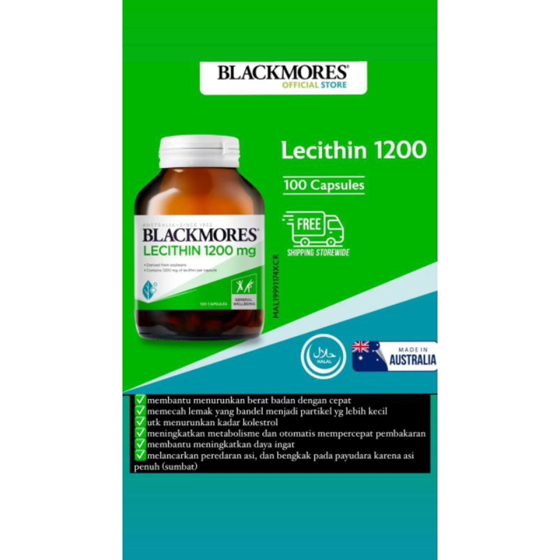 Blackmores original lecithin 1200 mg