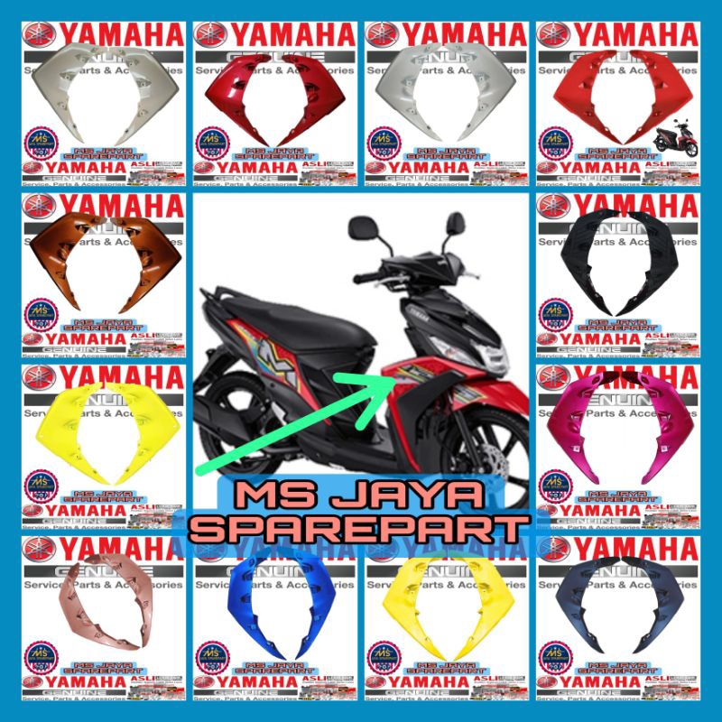 COVER PANEL SAYAP DEPAN MIO M3 KANAN KIRI ASLI ORIGINAL YAMAHA 2PH-F835U-00 2PH-F835V-00