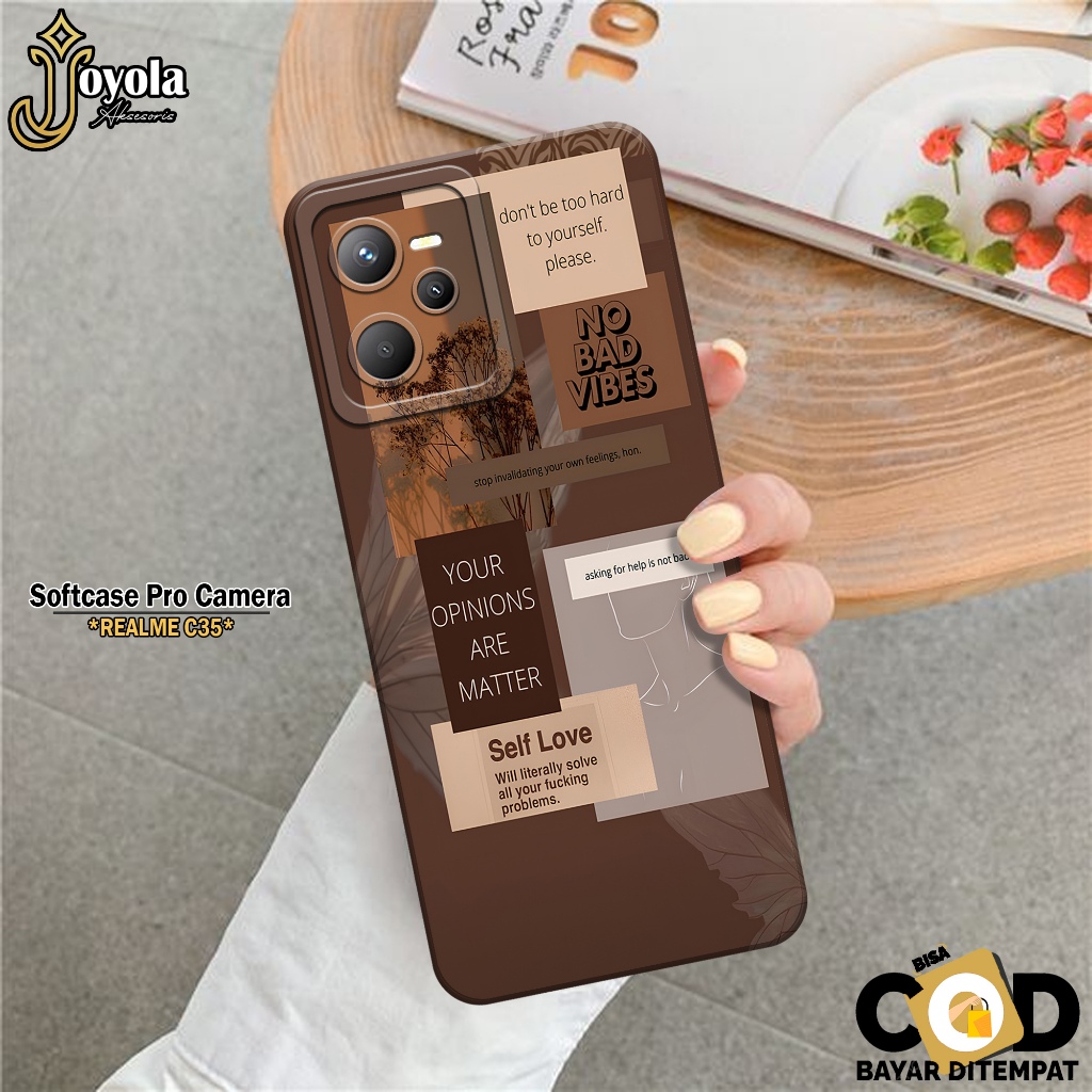 Softcase REALME C35 Case REALME C35 Fashion Case Aesthetic Silikon Pro Camera Terbaru  Softcase Hp K