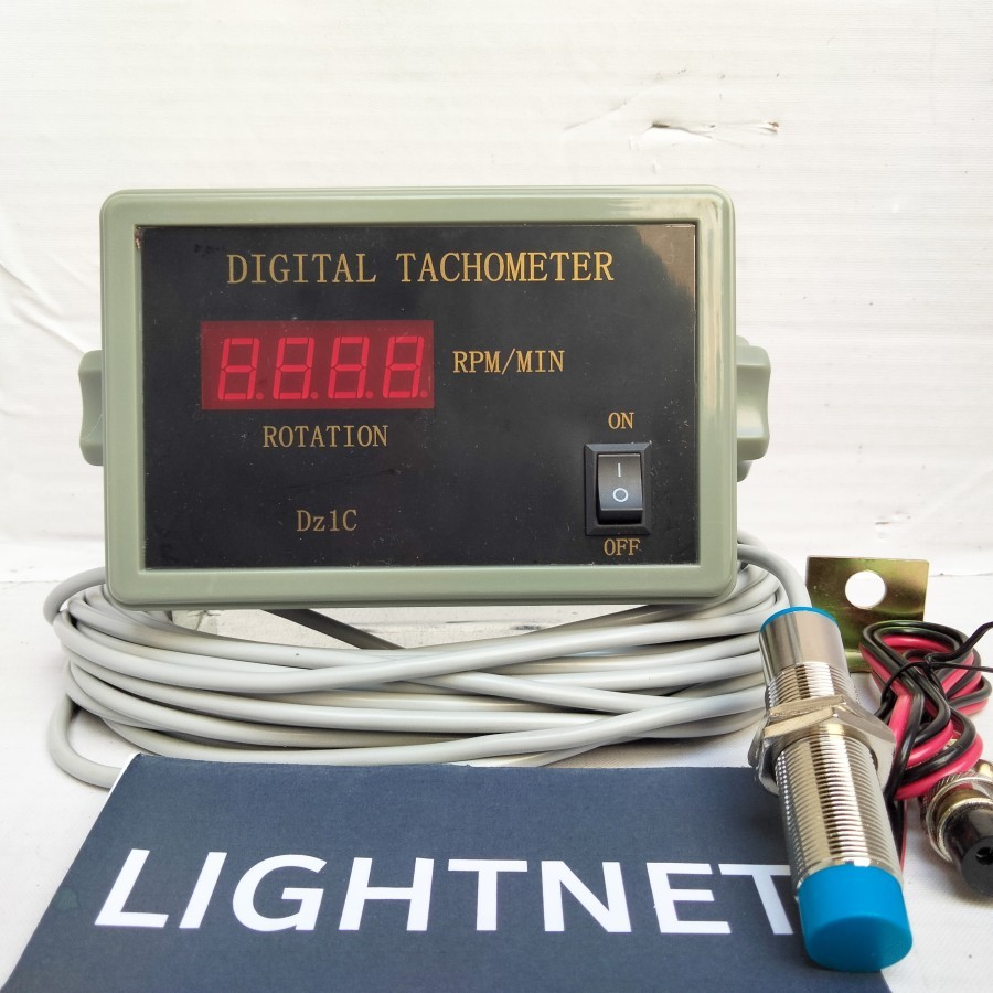 Tachometer Digital Mesin Kapal DZ-OTB TACHOMETER Alat Ukur RPM/MIN