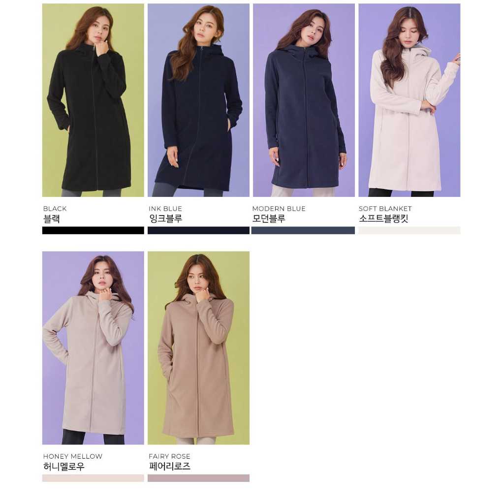 Jacket Coat STL NY fleece hooded long jackets