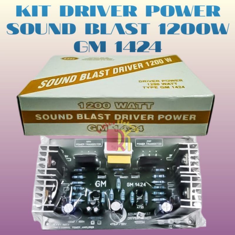 KIT DRIVER POWER SOUND BLAST 1200WATT GM 1424