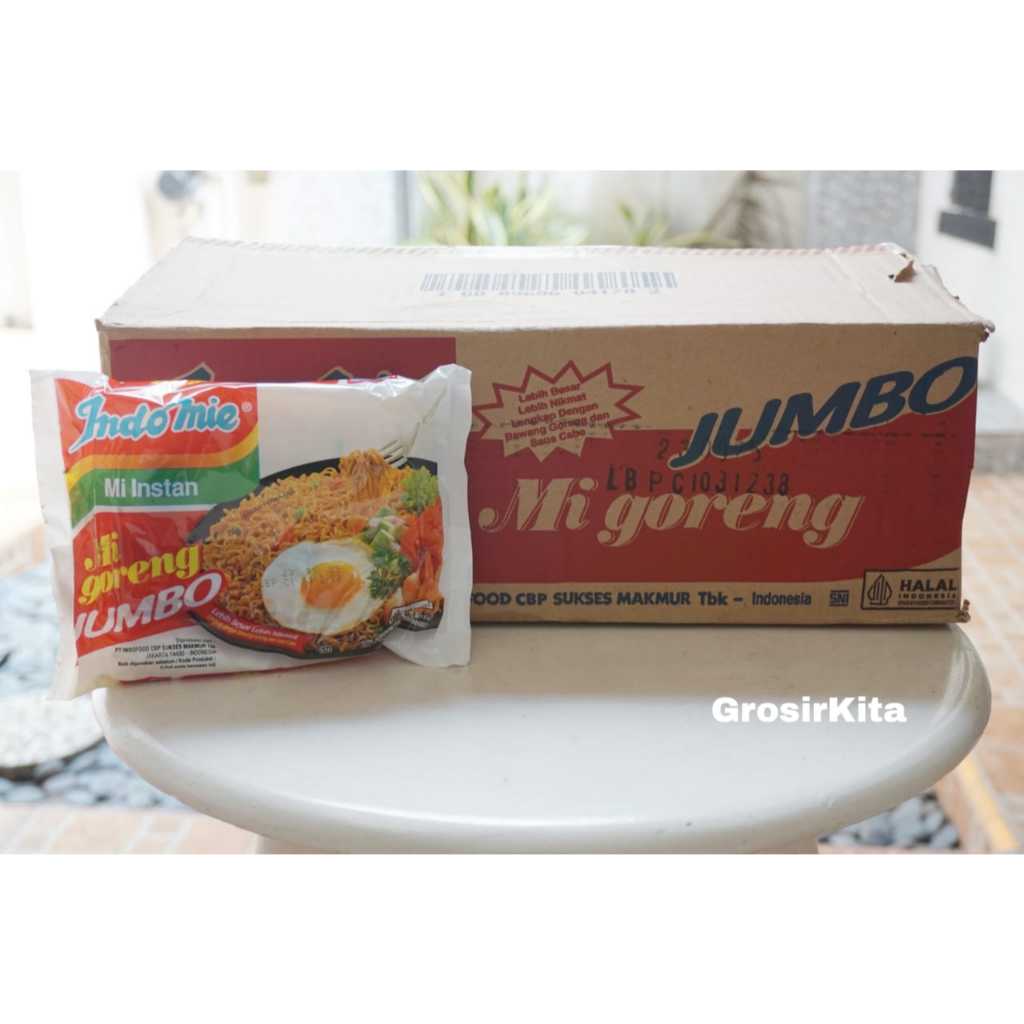 

Indomie Goreng Jumbo 1 Dus isi 24 Pcs