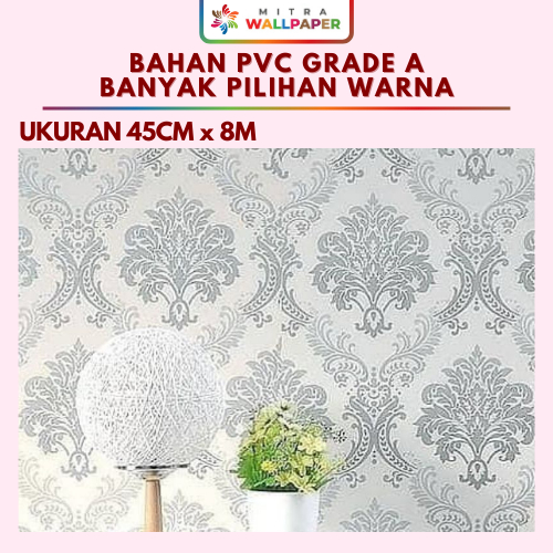 Live COD Wallpaper Dinding Batik Wallpaper Batik Silver Wallpaper Dinding Motif Batik Wallpaper Dind