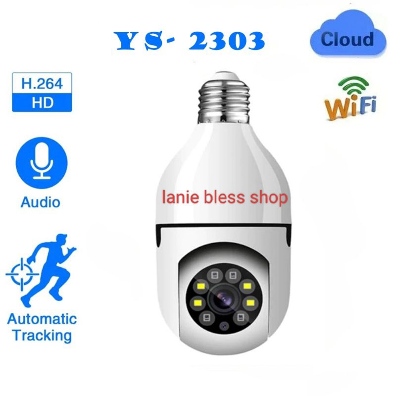 Kamera cctv penyamar lampu rahasia  kamera bohlam  lampu LED sensor gerak spy cam lampu IP