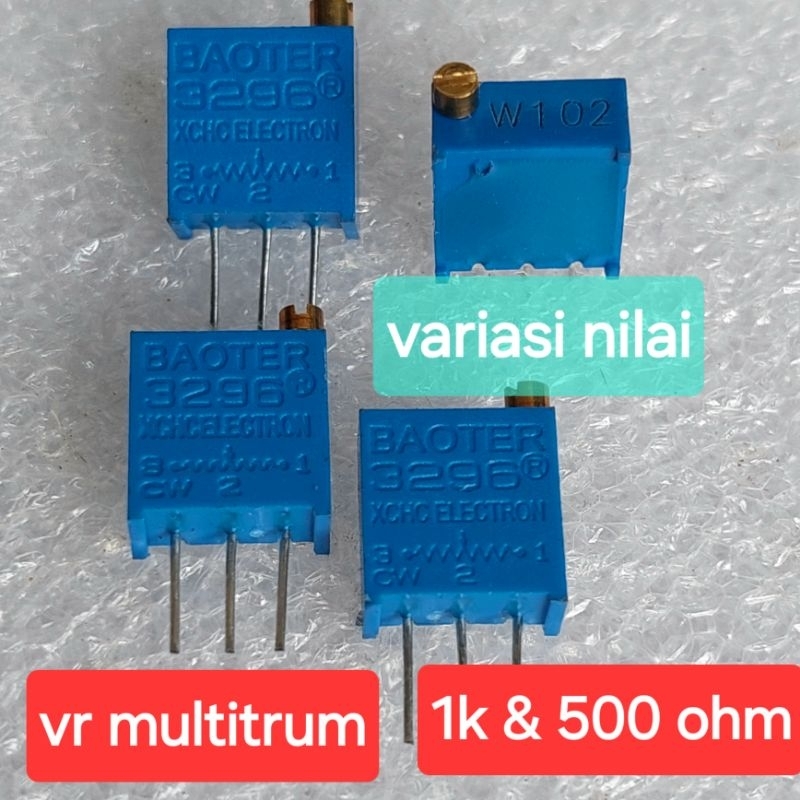 VR multirrun 1k dan 500 ohm