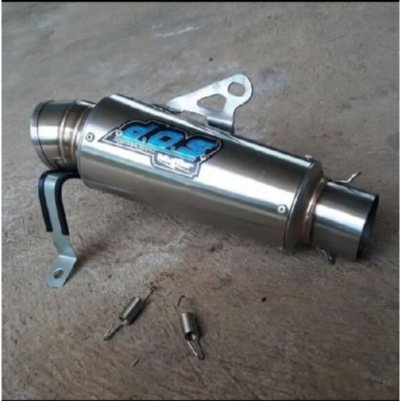 Sillincer Knalpot DOS, Inlet 50 mm Suara ngebas Gahar