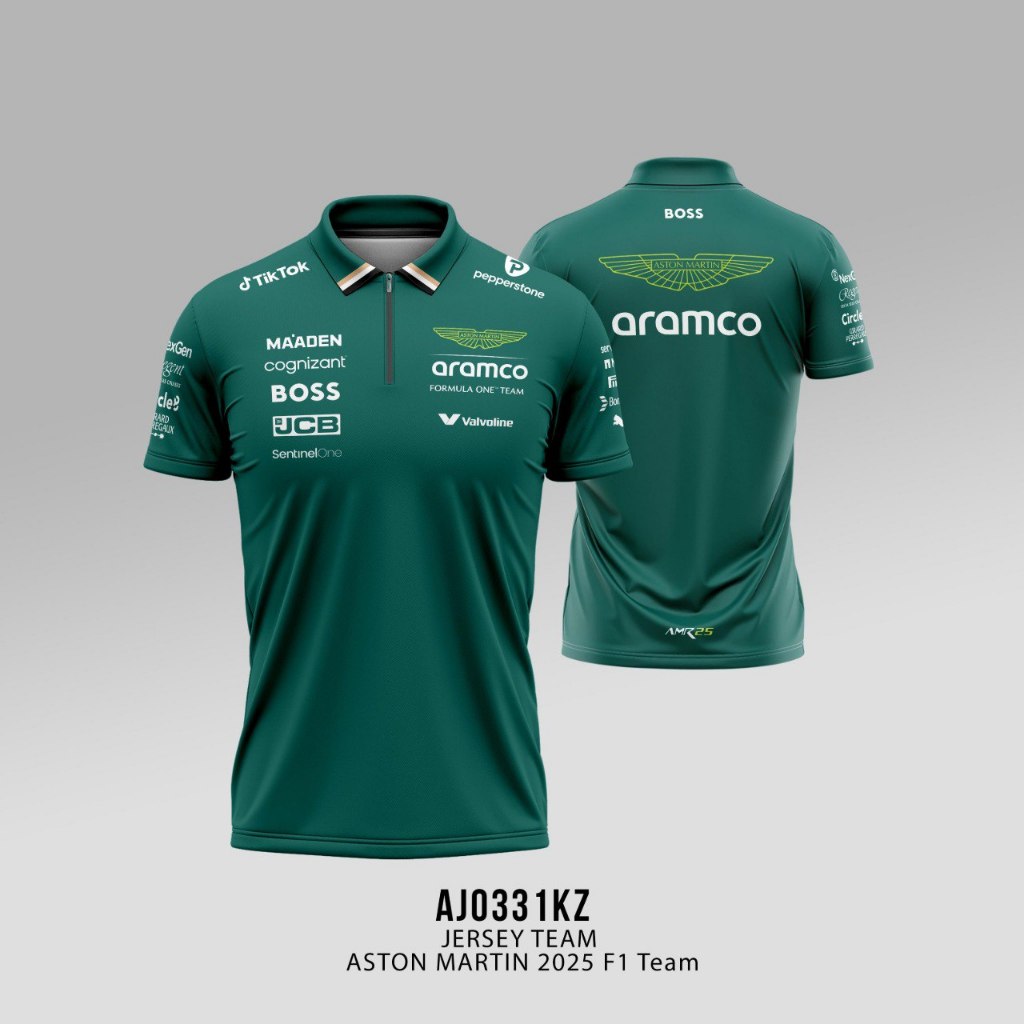 Kaos Jersey Varian F1 Team Aston Martin AJ0331KZ