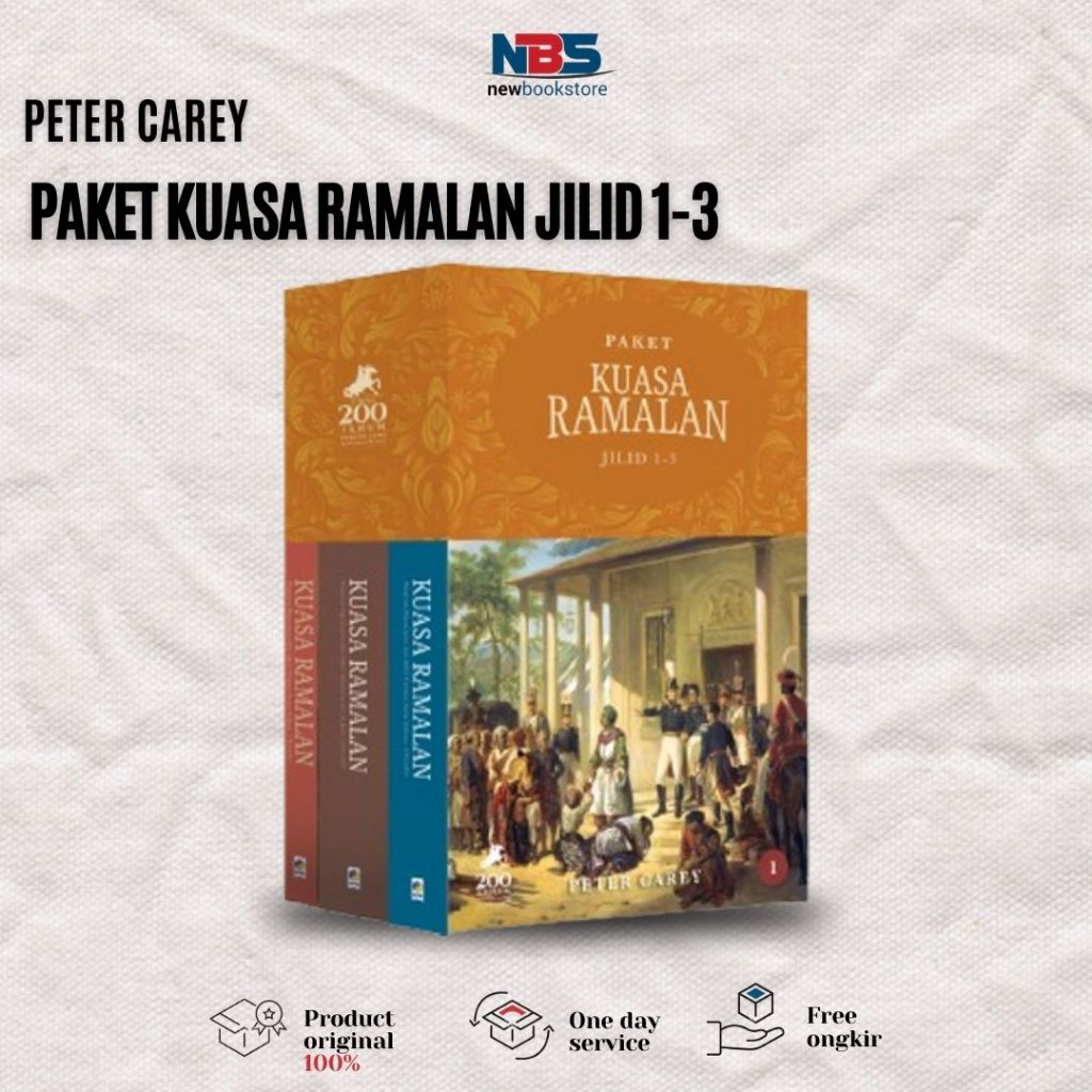 PAKET KUASA RAMALAN JILID 1-3 - PETER CAREY