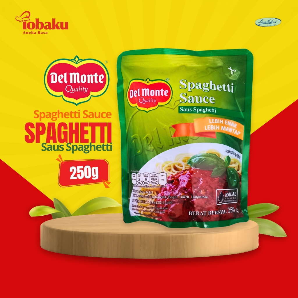 

Del Monte SPAGHETTI SAUCE - Saus Spaghetti 250g _