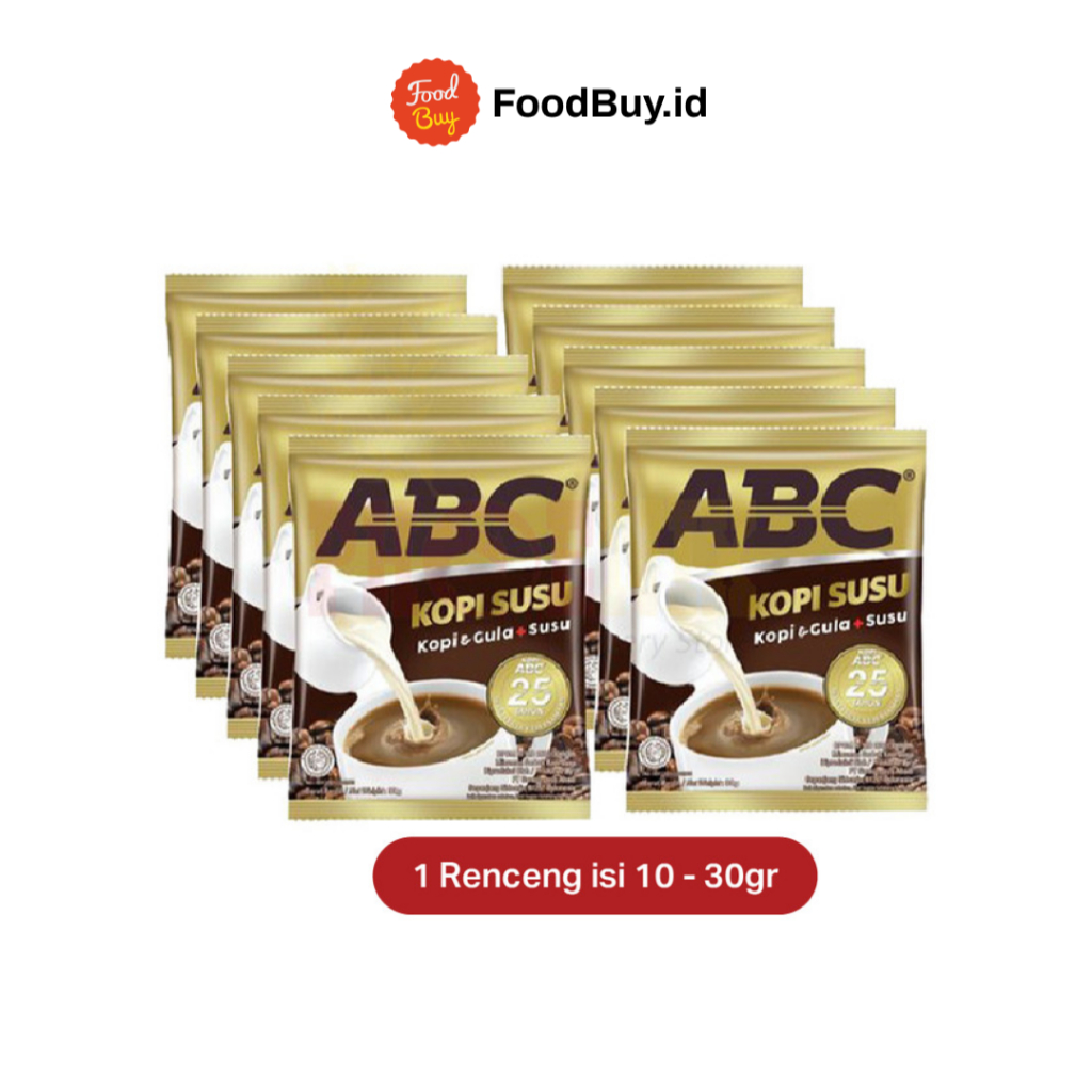 

Paket 1 Renteng - ABC Kopi Susu 30gr (isi 10 pcs)