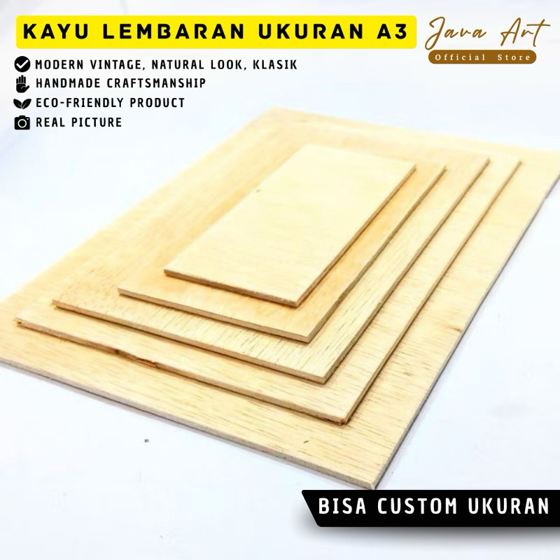 

PAPAN LEMBARAN KAYU TEBAL 3MM UKURAN A3 (30×42)