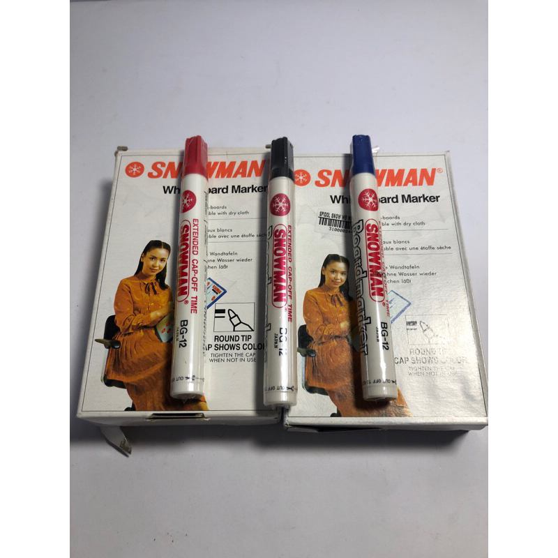 

1 Biji Spidol Whiteboard Snowman BG-12