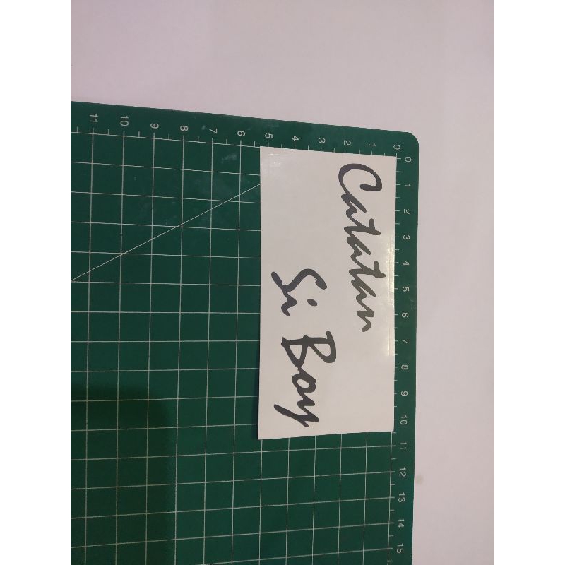 

stiker cutting catatan si boy