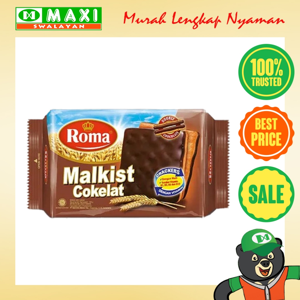 

Roma Malkist Cokelat 105GR