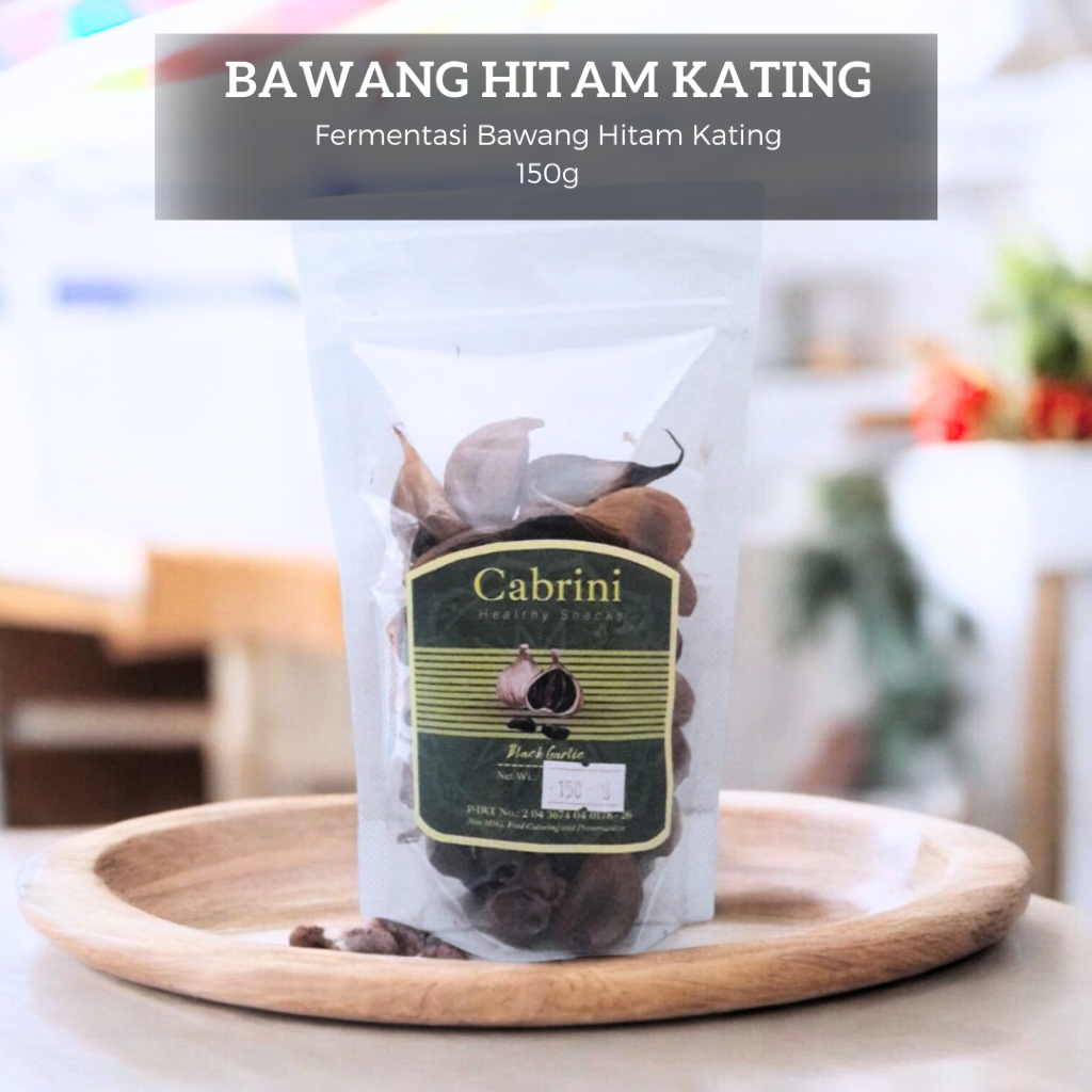 

Black Garlic Bawang Hitam Kating 150gr Bawang Putih Fermentasi