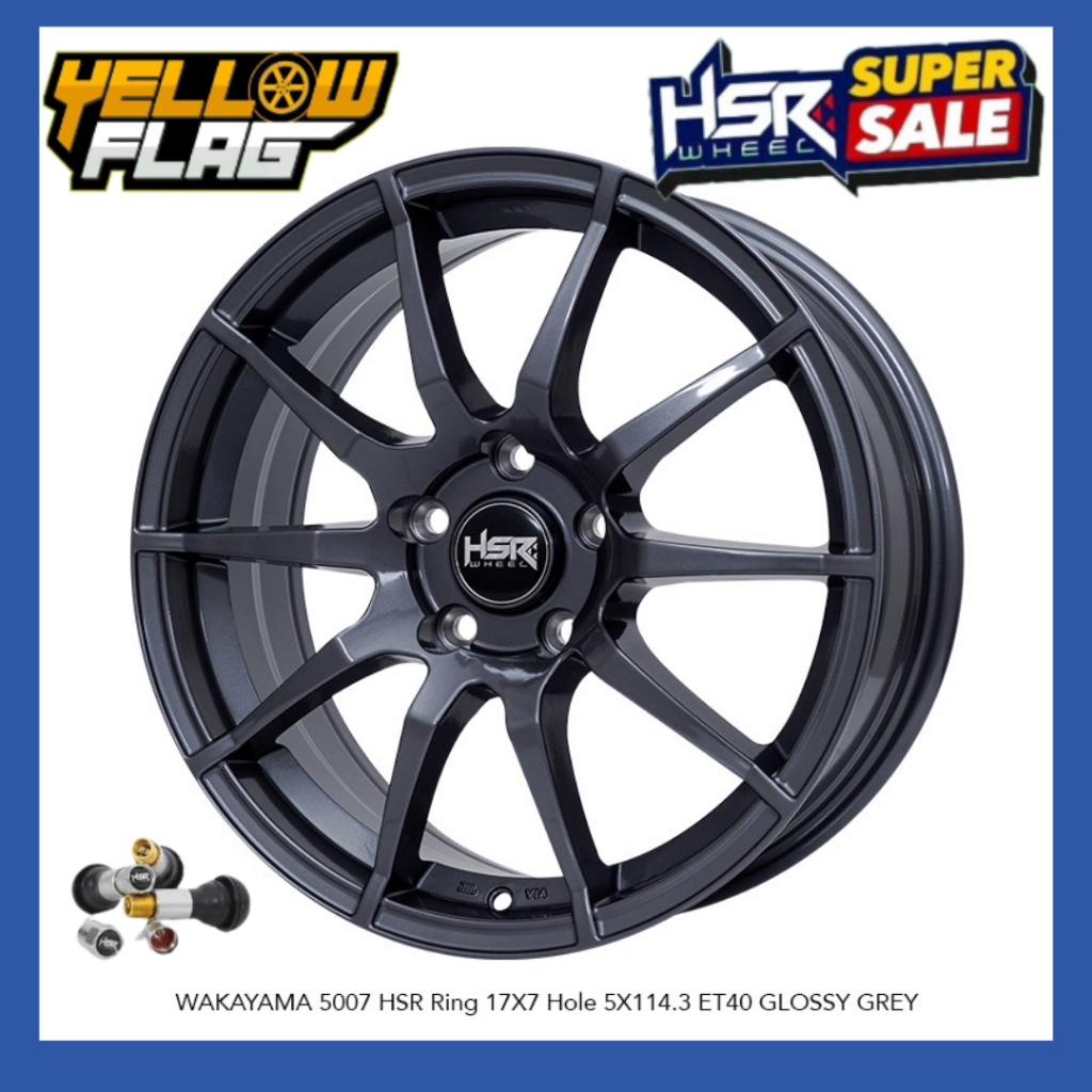 REKOMENDASI VELG MOBIL INNOVA TRAJET BRV RING 17 HSR WAKAYAMA LUBANG 5X114,3 ET 40 GREY R17