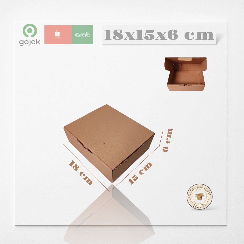 

kardus ukuran 18x15x6 cm die cut model pizza