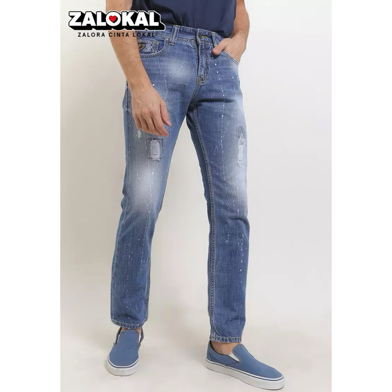 LOIS JEANS Slim Fit Blue Denim Pants CFL066EX - tag. 699.500