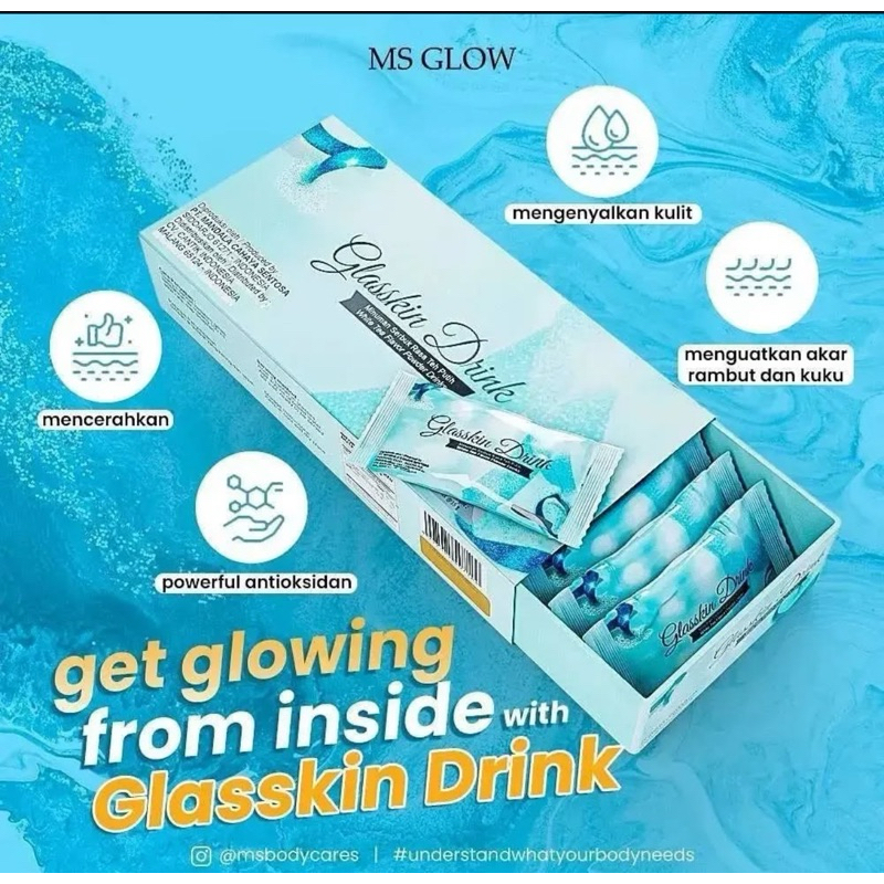 

Glasskin Drink MS GLOW BPOM