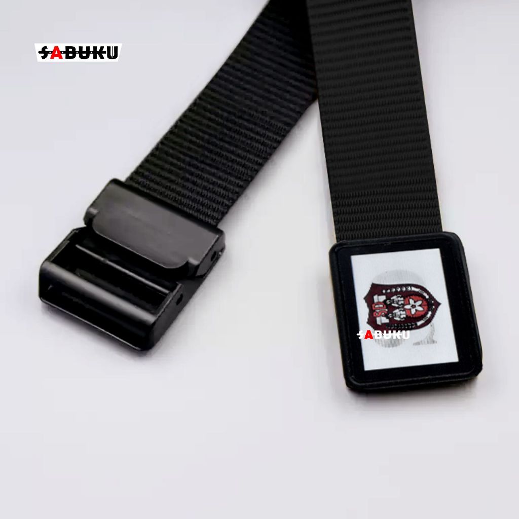 [SK] Ikat Pinggang Sekolah Anak SD Sabuk Nylon Gesper Kotak Kecil 2.5 -SK389
