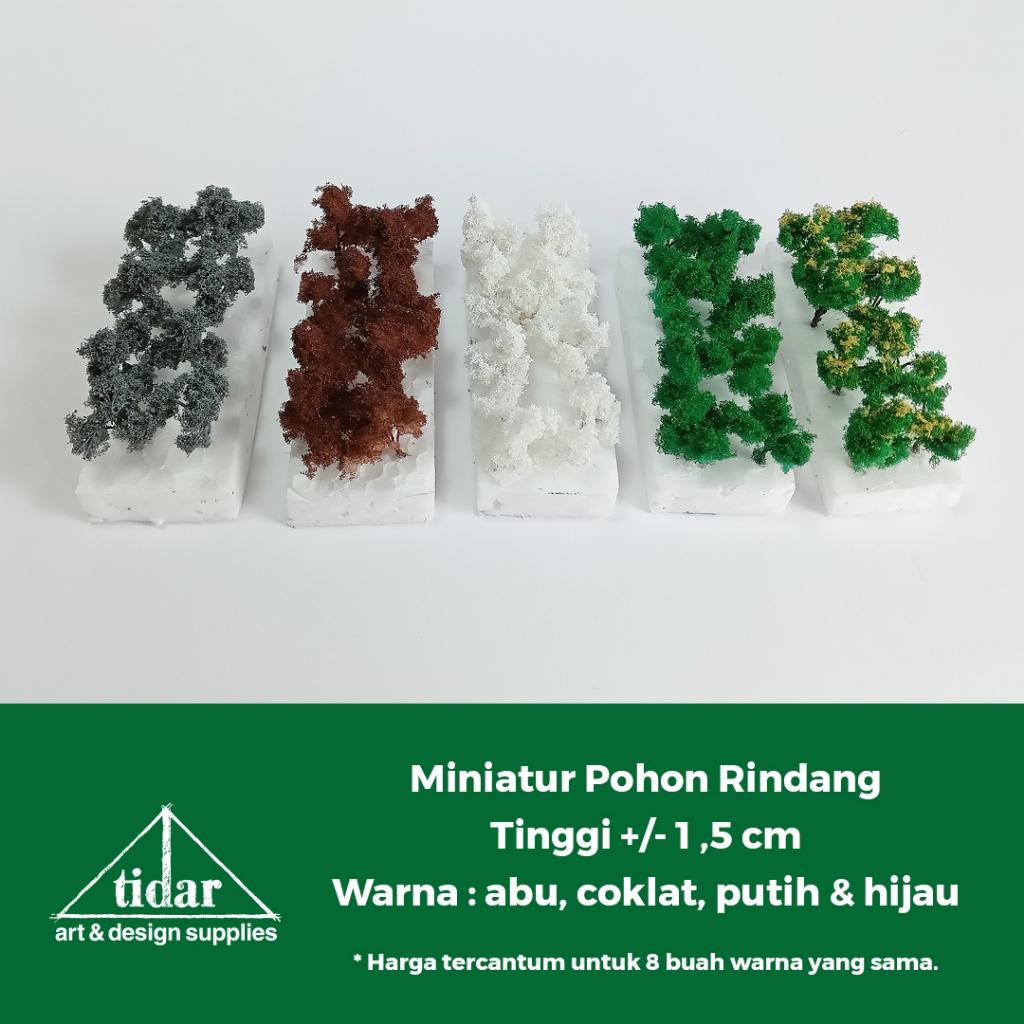 

[MR] MH - Miniatur Pohon Cabang Tinggi 1,5 CM - Tanaman Rindang - Maket Beringin