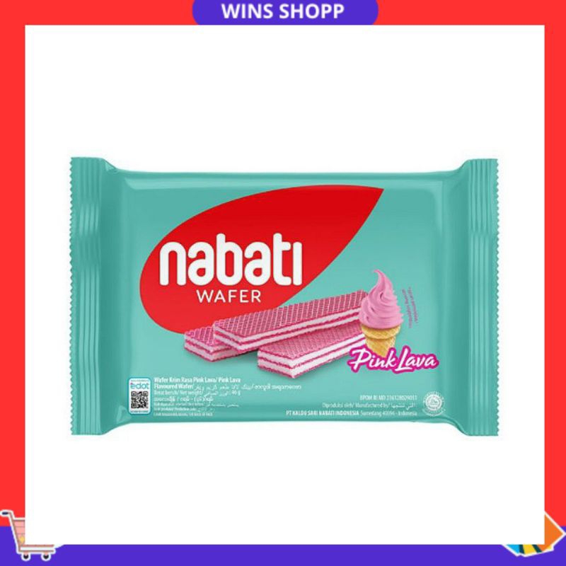 

WAFER NABATI 46gram RASA PINK LAVA