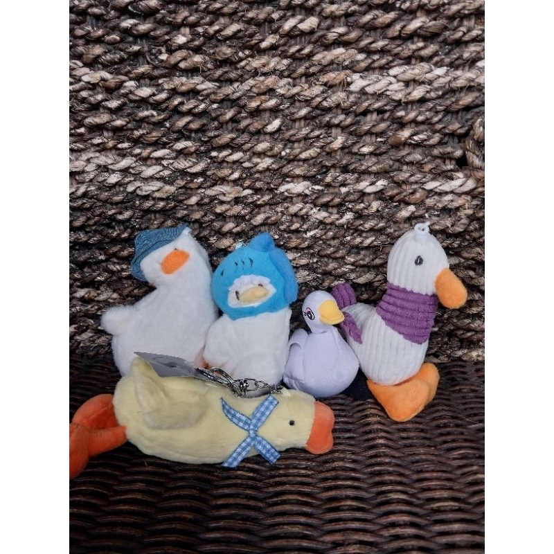 boneka gantungan kunci ganci bebek angsa