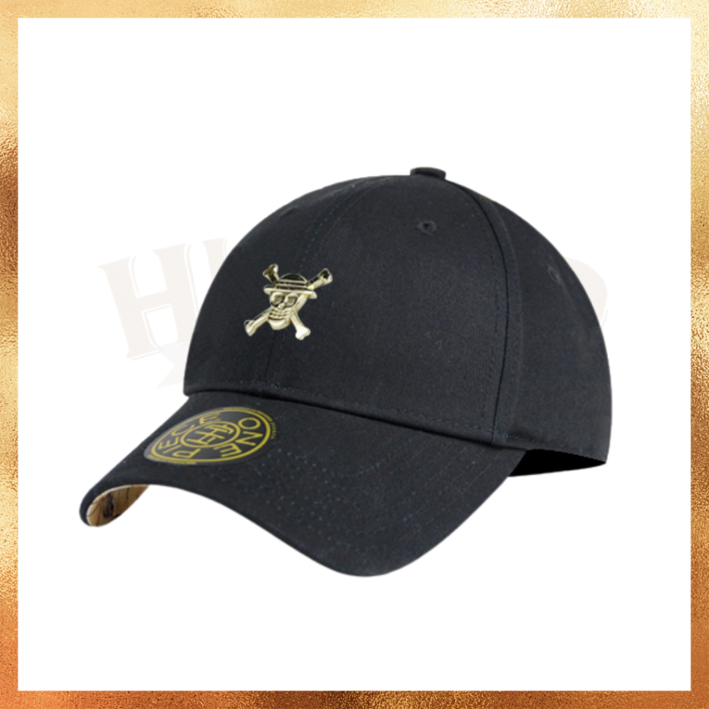 Topi New Era Angel x One Piece Monkey D Luffy Metal Logo Collab Cap Taiwan Exclusive Original