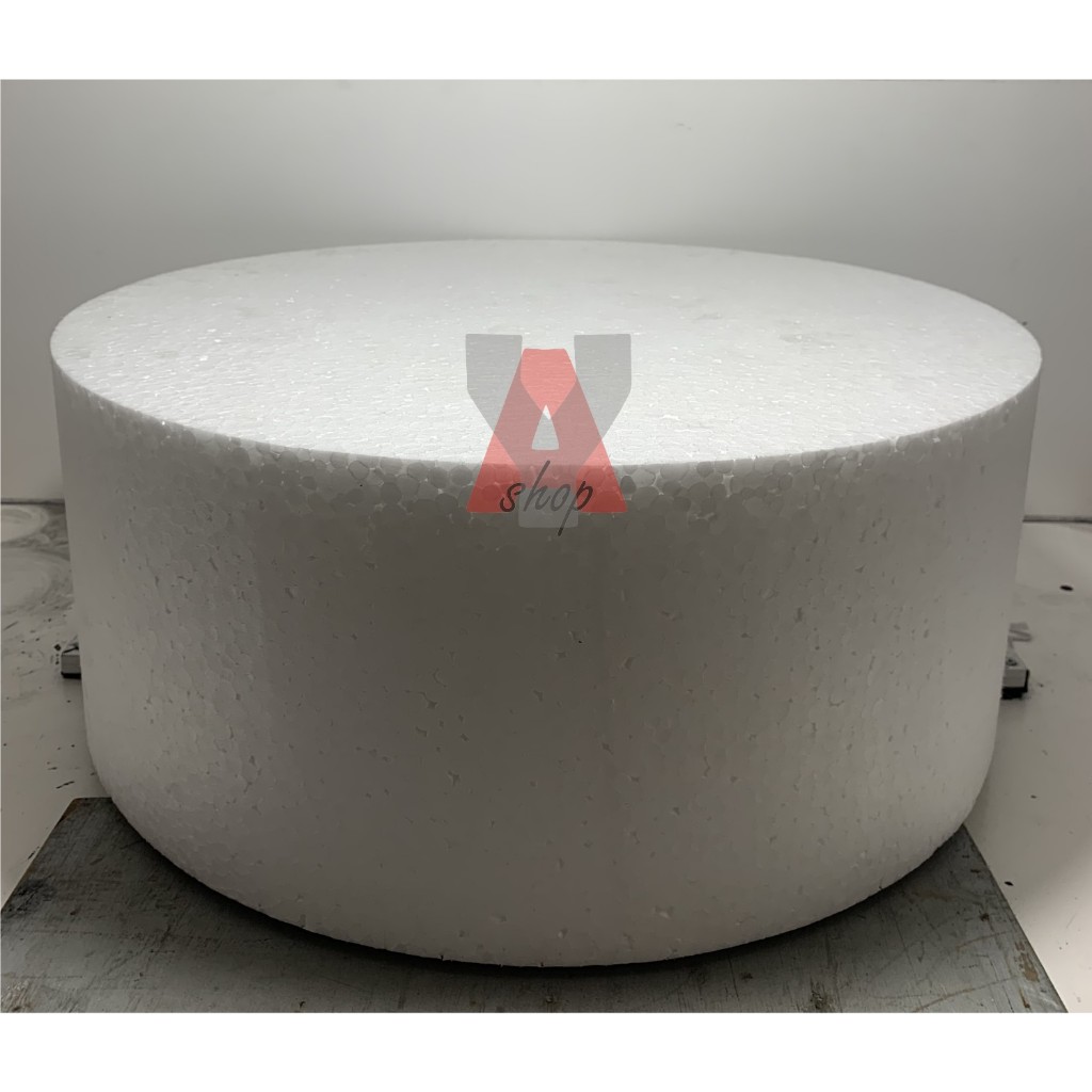 Gabus Styrofoam Dummy Cake Kue Bulat Tinggi 10 cm Diameter 50 cm