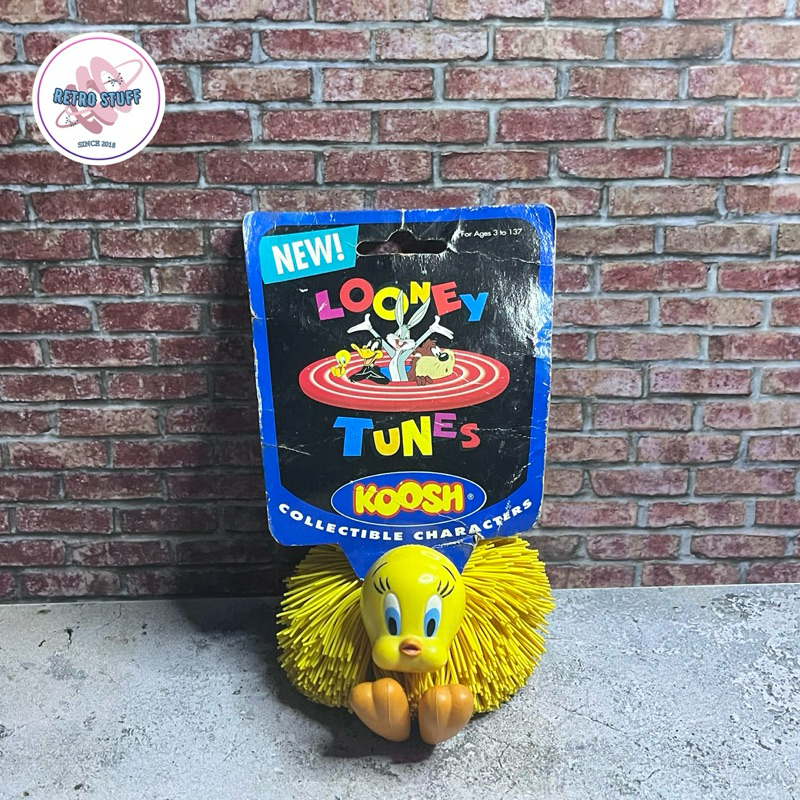 Figure Vintage Tweety Koosh 1995 Looney Tunes Rare Item