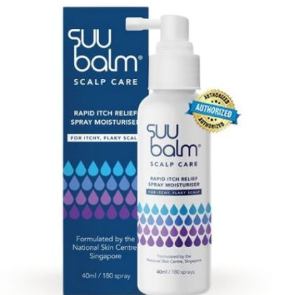 SUU Balm Scalp Care Spray Moisturiser For Itchy Flaky Scalp 100ml