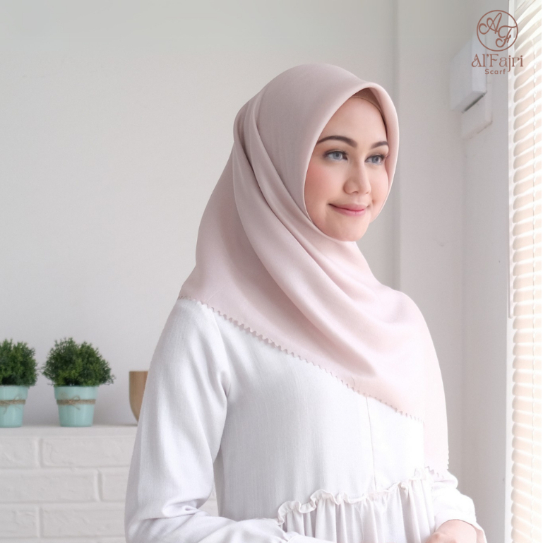 Al Fajri Scarf - Hijab Segi Empat Sinar Laser Size 110x110 cm