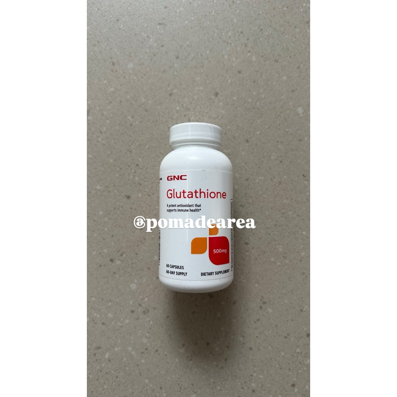GNC Glutathione 500mg 60 Capsules Original