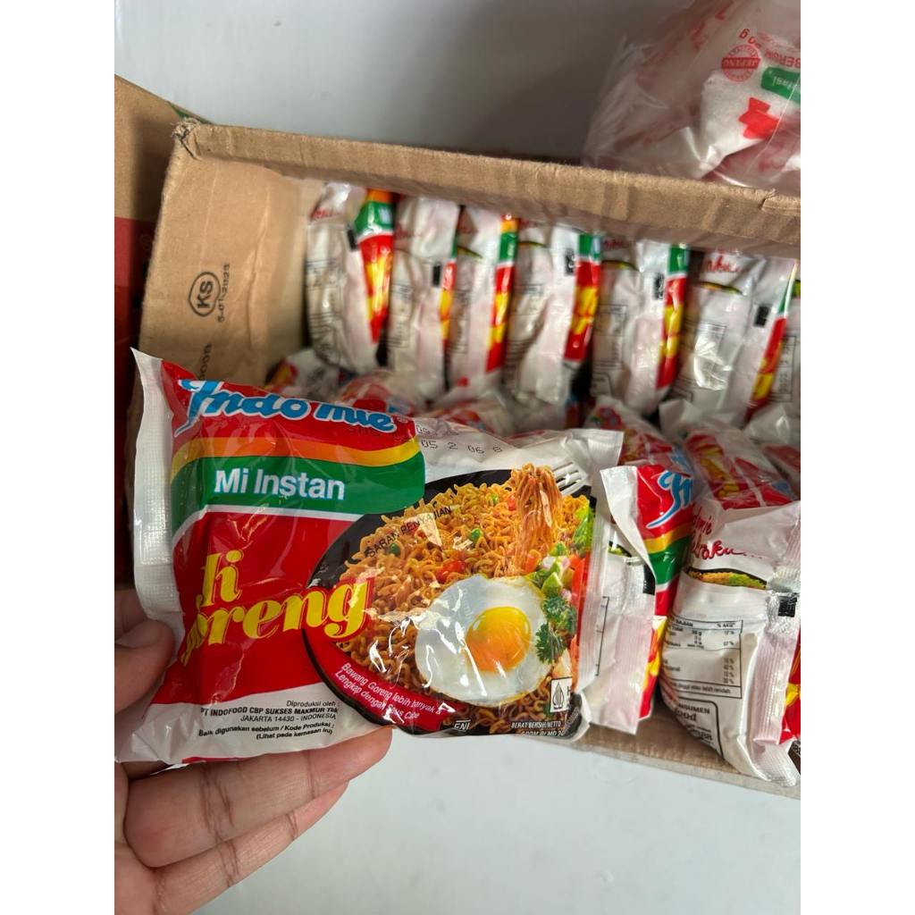 

Indomie Goreng / Indomie Ayam Bawang / Indomie Ayam Spesial / Indomie Soto