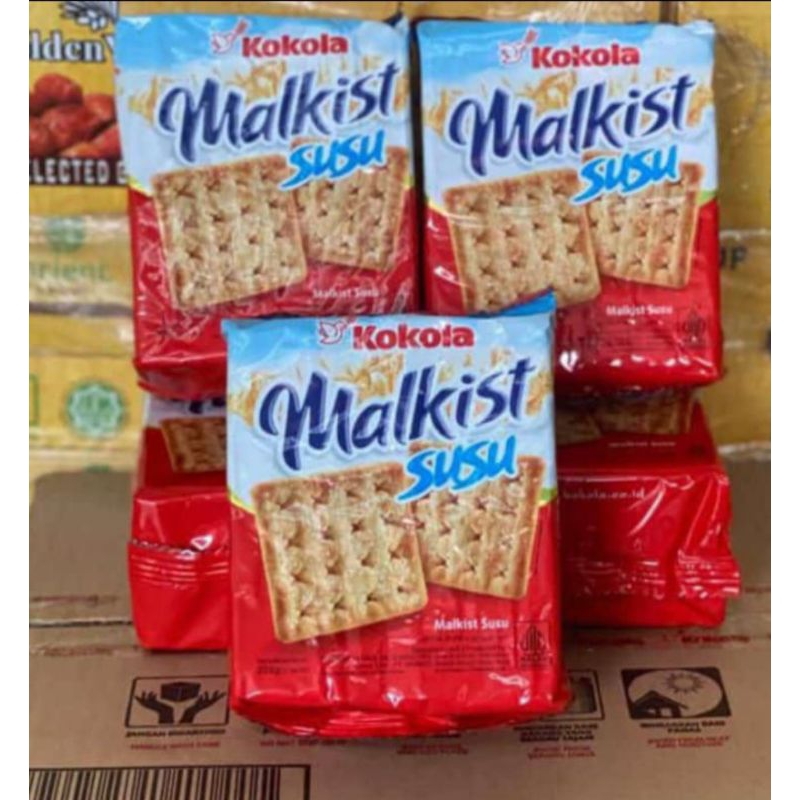 

Malkist KOKOLA Susu Crackers | 1 Dus isi 18pcs