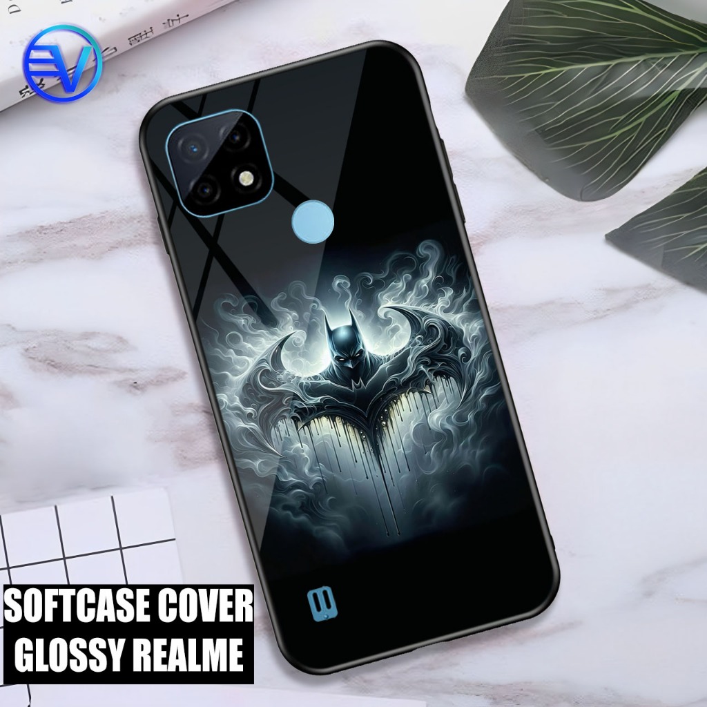 [ GT62 BATMAN ] Softcase REALME C21Y/C25Y/C20/C11 2021/C15/C21/NARZO 50A/NARZO 50i Case Kilau Mirror