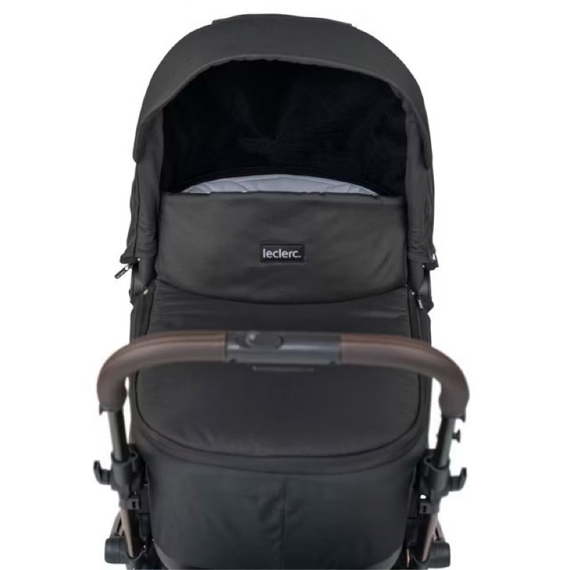 Leclerc Baby Bassinet Stroller Black - Tempat Tidur Kereta Dorong