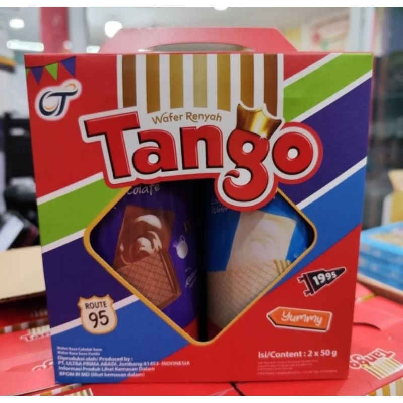 

TANGO Isi 2 Wafer Hampers Lebaran - Wafer Tango Isi 2x50gr Parcel Lebaran