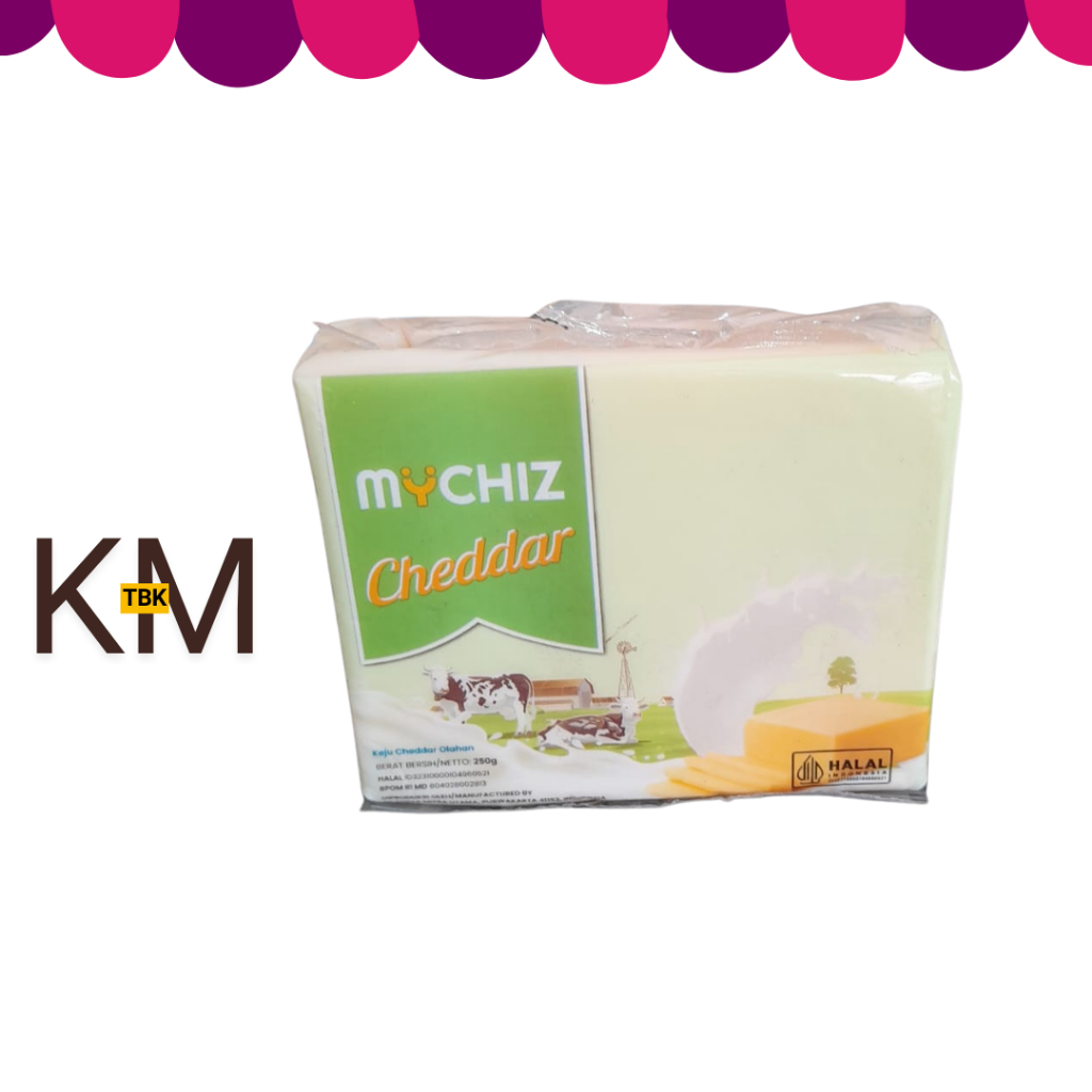 

Mychiz Keju Cheddar 250 gr & Milky 250 gr