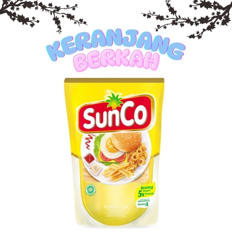 

Minyak goreng Sunco 2 liter refil