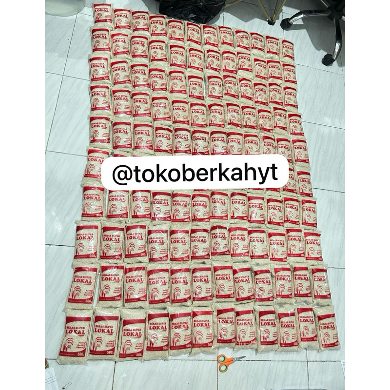 

PAKET USAHA BERAS KEMASAN 500 Gram isi 50 Pack PUNEL TERLARIS TERMURAH