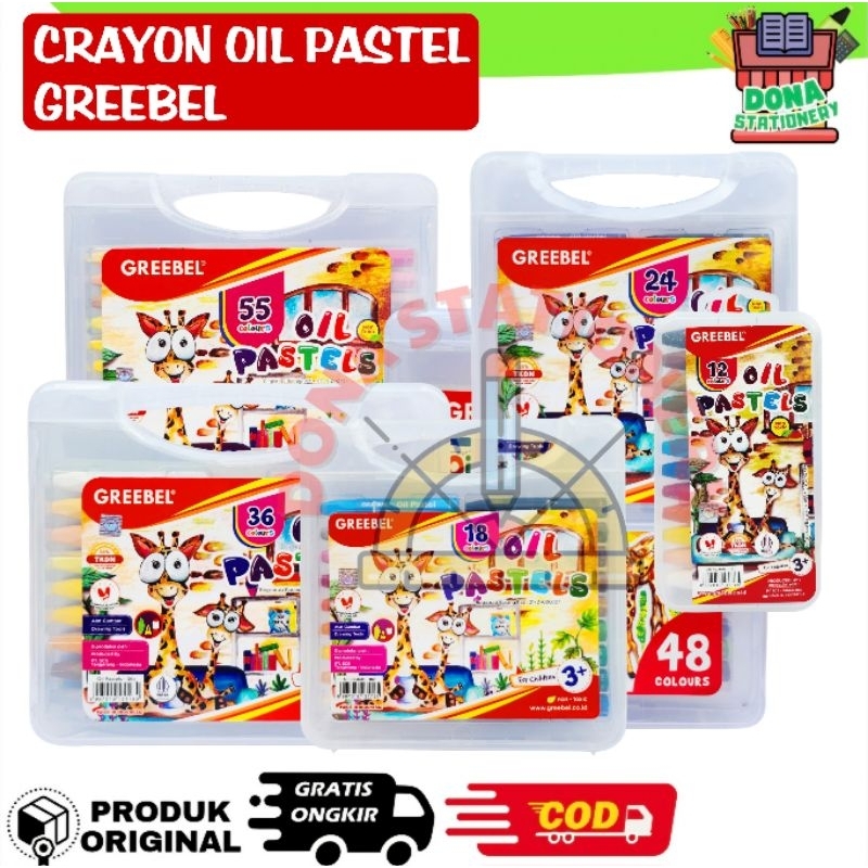 

CRAYON OIL PASTEL GREEBEL | KRAYON ANAK | KRAYON MURAH
