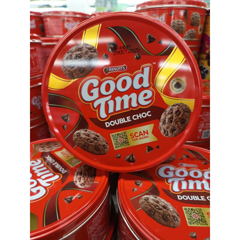 

Goodtime double choco / Good Time Cookies Double Choco 149 Gr Kaleng